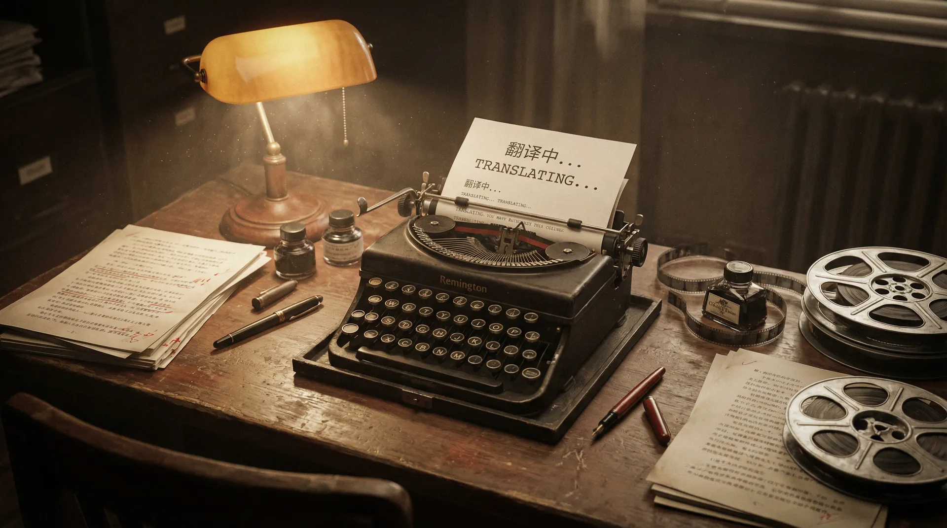 复古打字机翻译工作台 - 中出 社区